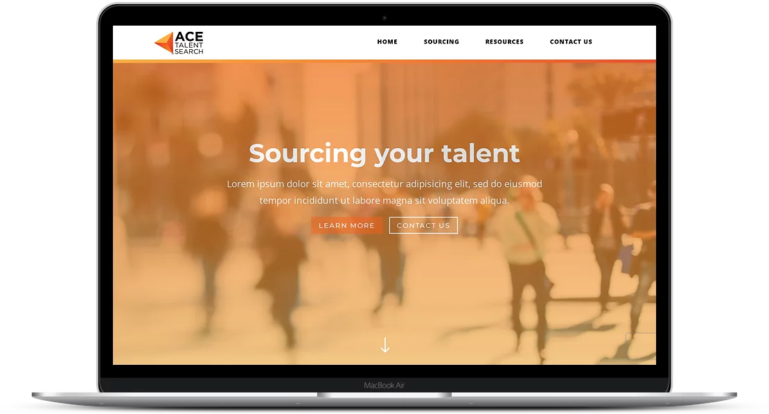 Talent Sourcing Company Website Development - Ace Talent Search